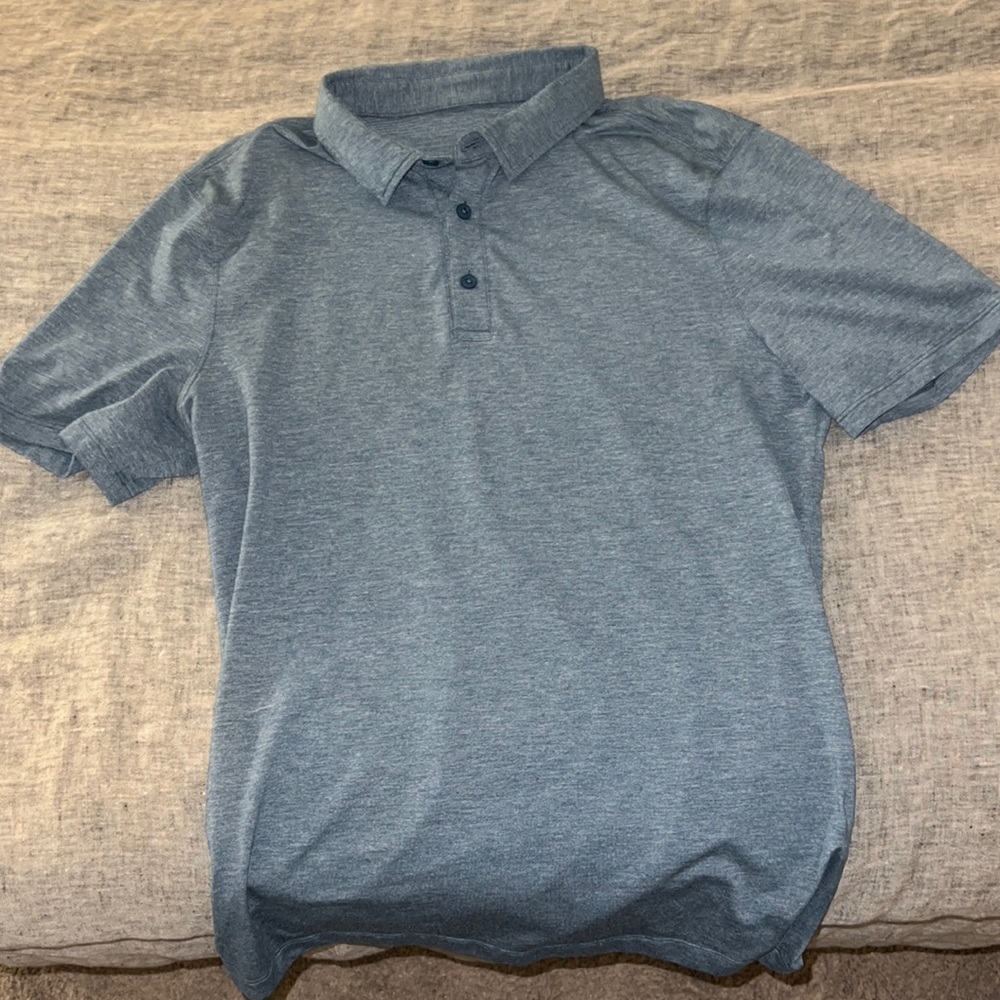 Lululemon mens Evolution Polo blue M
